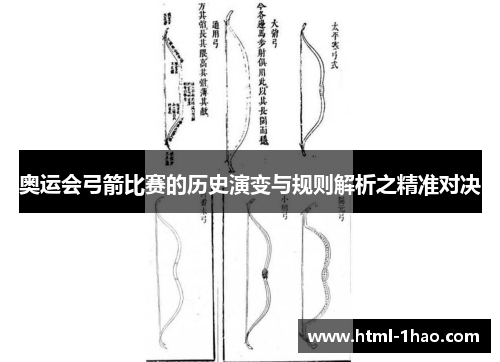 奥运会弓箭比赛的历史演变与规则解析之精准对决